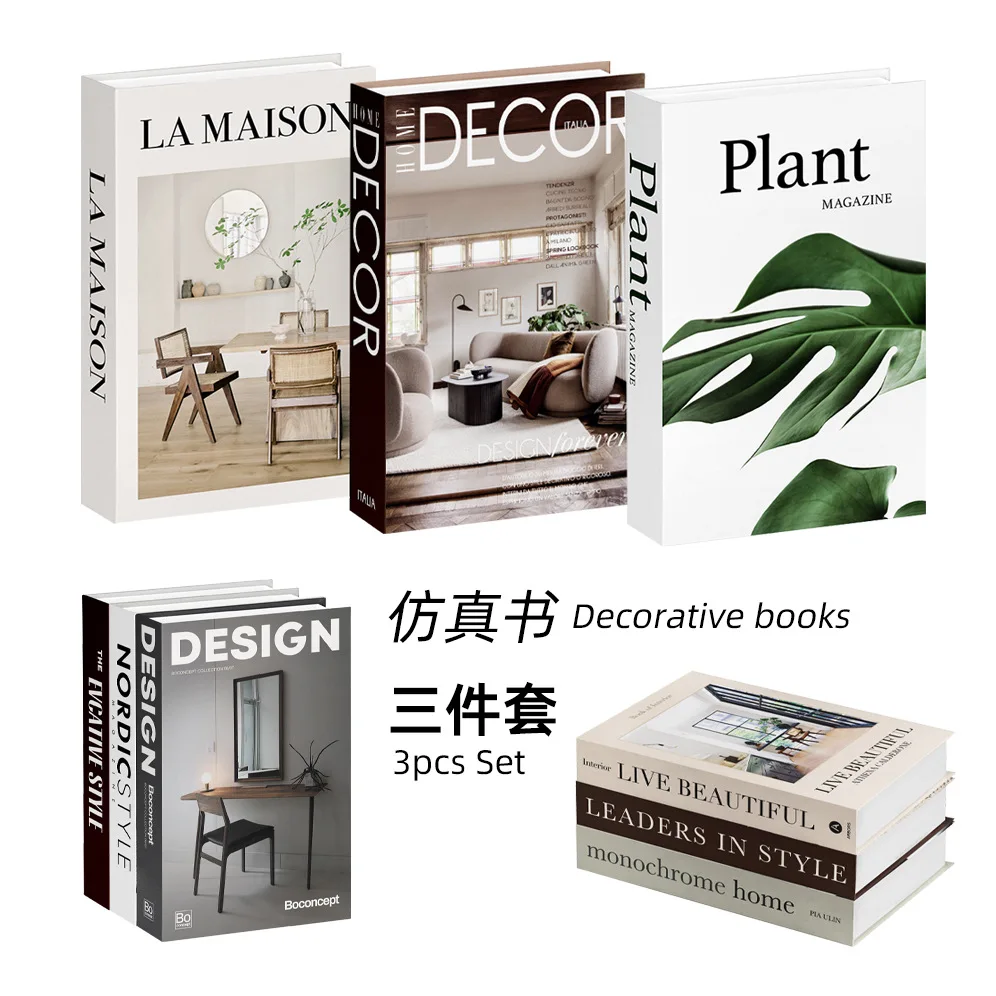 Interior Design Book - 3pcs/lot Buku Simulasi untuk Dekorasi Rumah
