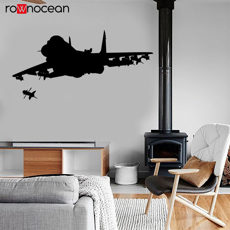 Interior Design Layout - Jet Tempur Menembakkan Rudal Militer Tema