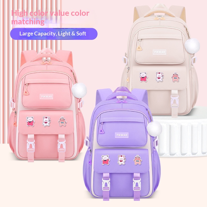 Pikbear Tas Sekolah Kawaii Set - Interior Design Handbook ulasan dan harga