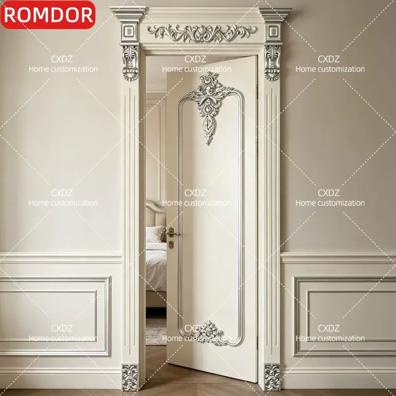 Pintu Kamar Tidur Kayu Solid M - Interior Design White And Wood ulasan dan harga
