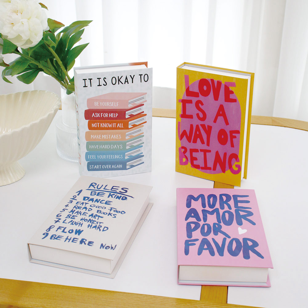 Kotak Buku Palsu Dekorasi Mewa - Interior Design Book ulasan dan harga