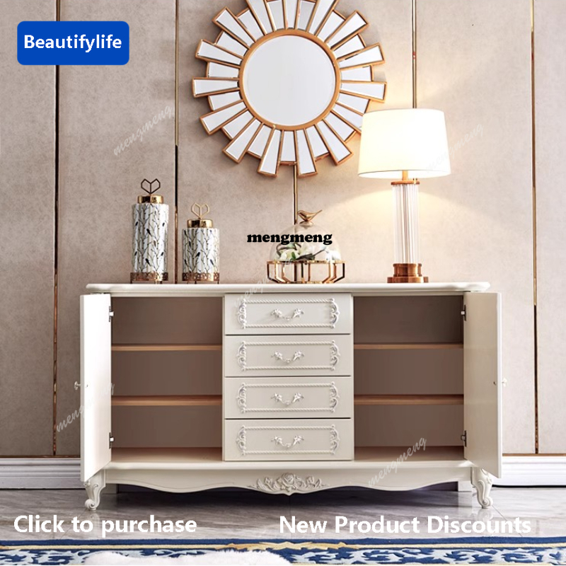 Lemari ruang tamu putih Nordik - Interior Design White And Wood ulasan dan harga