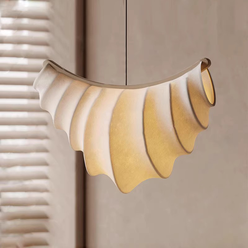 Lampu Gantung Desainer Sutra K - Interior Design White And Wood ulasan dan harga