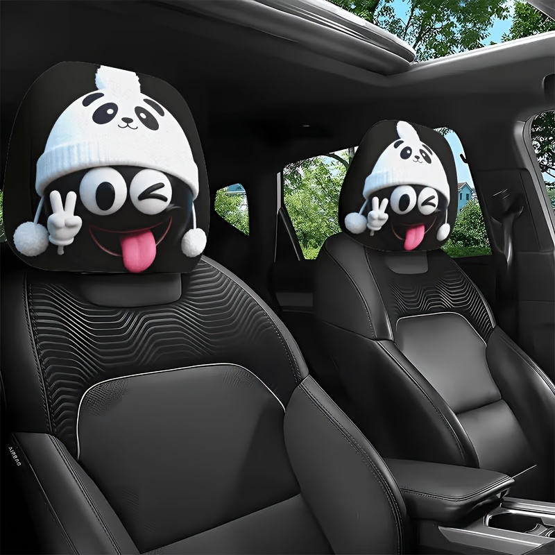 1/2 Pcs Sarung Sandaran Kepala - Interior Design Emoji ulasan dan harga