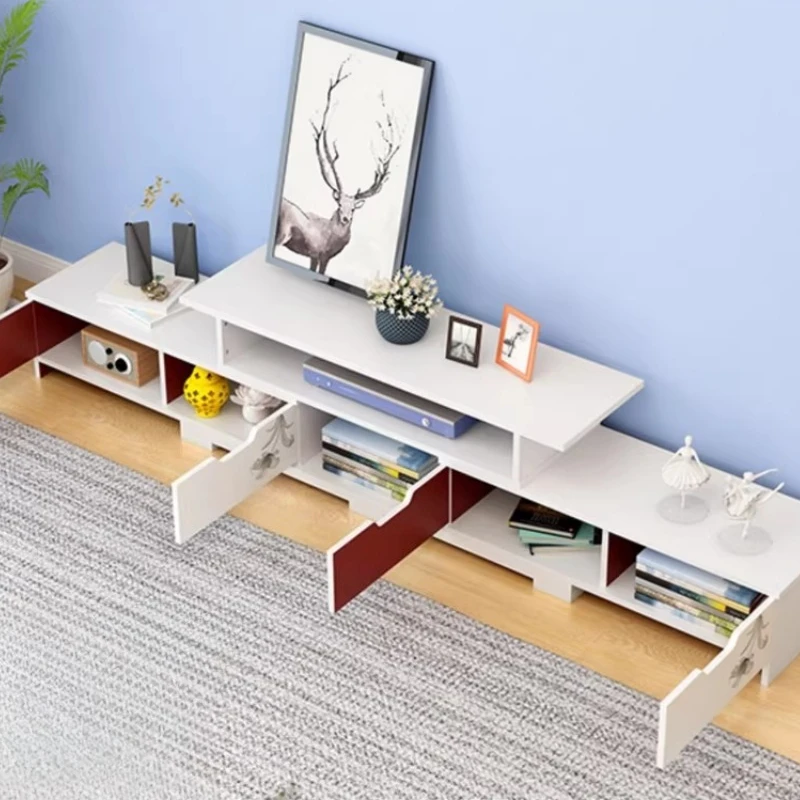 Lemari TV Modern Putih Interio - Interior Design White And Wood ulasan dan harga