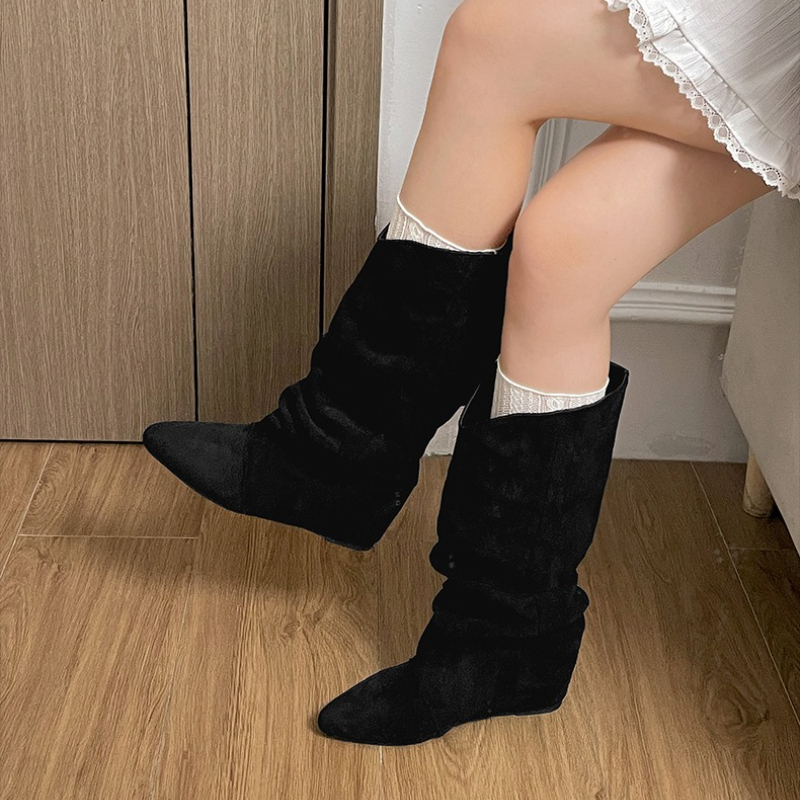Sepatu Bot Tinggi Wanita Model - Interior Design Mockup ulasan dan harga